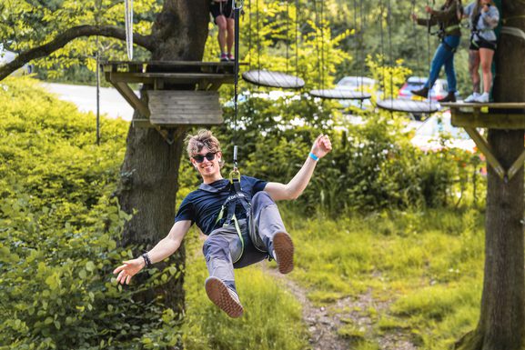 Mini Trek Windermere | A treetop high-ropes course for the adventurous ...