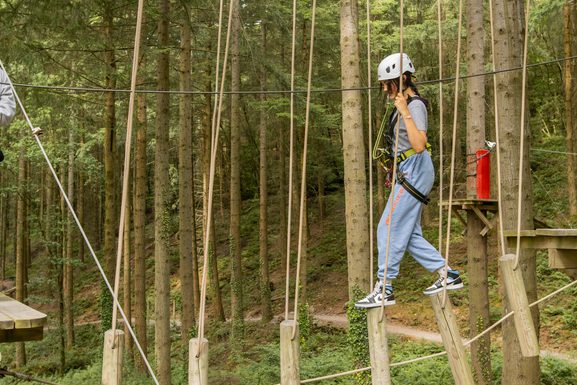 Zip Descent Ropeworks Zip Safari | A thrillingly unique woodland high ropes course | Zip World