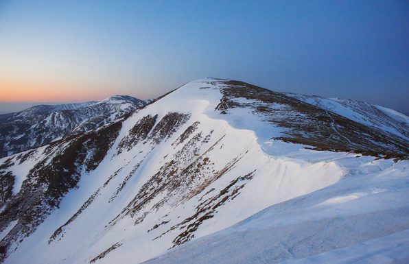 Colorful spring sunset over the mountain ranges in 2025 03 18 20 17 34 utc