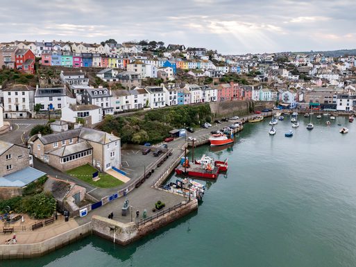 Brixham harbor devon in the united kingdom 2025 03 18 14 52 04 utc